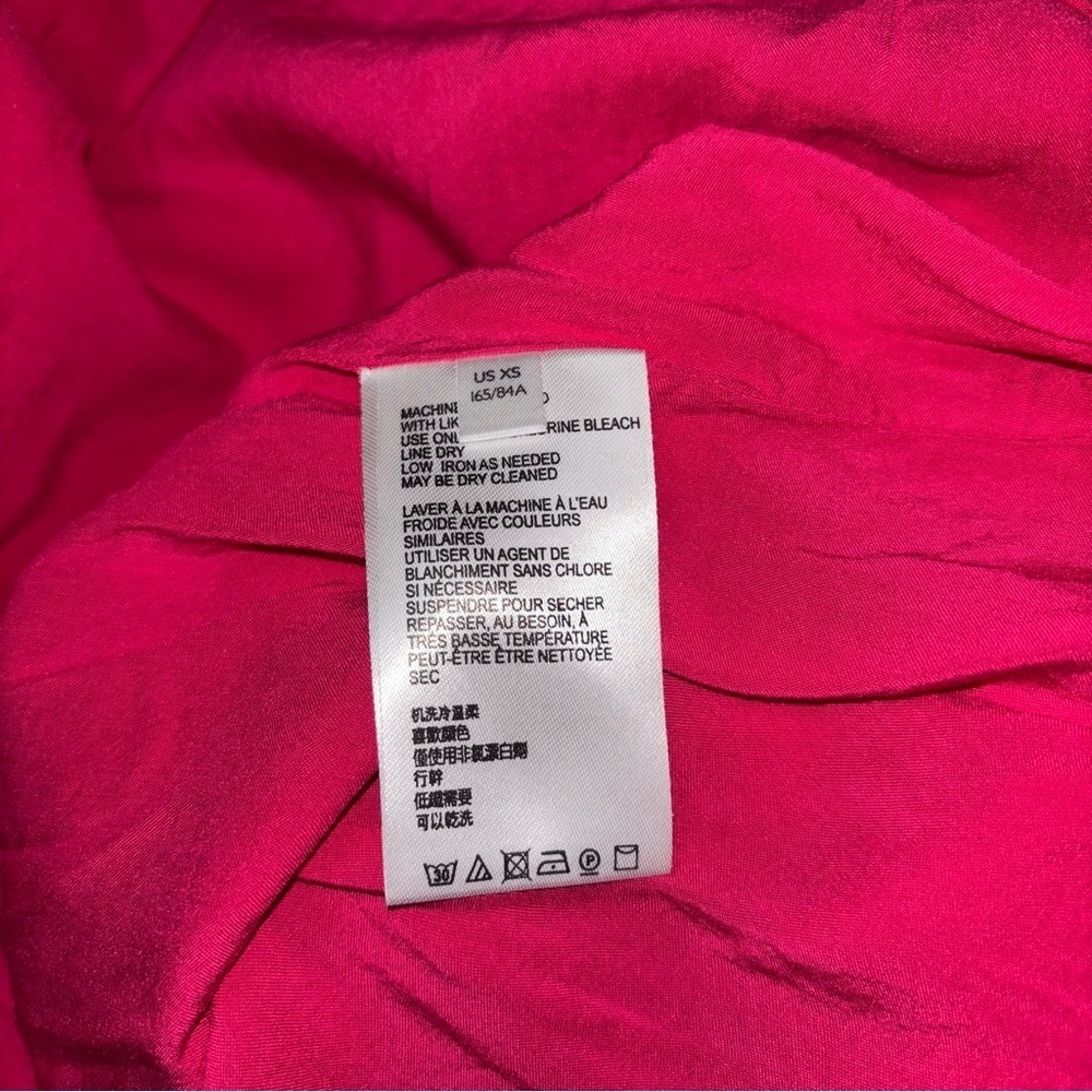 Maeve 100% Linen Melbourne Swing Dress size XS pink Anthropologie dress - Picture 11 of 11
